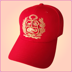 Gorro bordado Escudo Perú