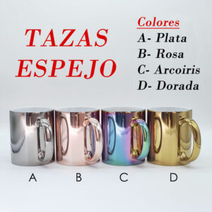 Tazas Espejo Colores