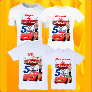 Polos Cars Rayo McQueen