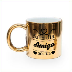 Taza Espejo Personalizada Amigo